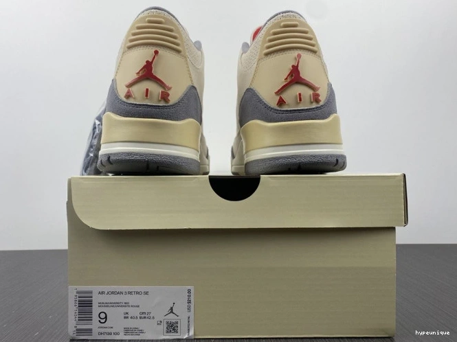 HYPE Retro 3 Jordan Air Muslin DH7139-100 0701